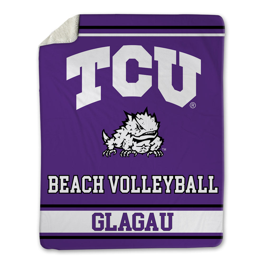 TCU - NCAA Beach Volleyball : Emma Glagau - Blanket-0