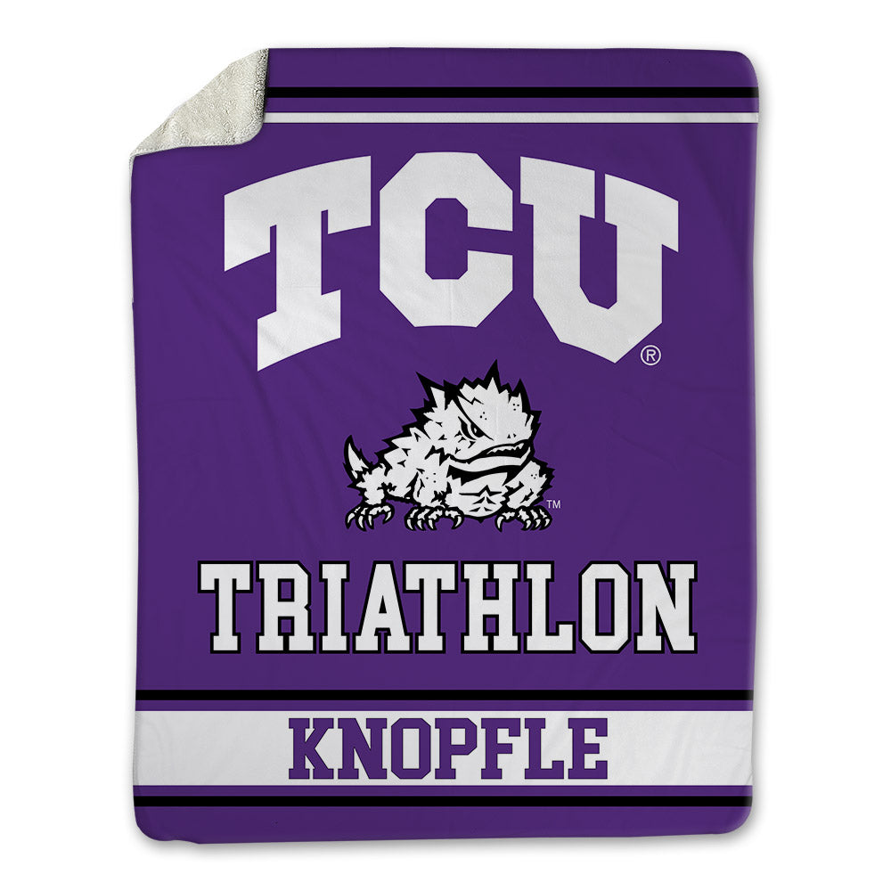 TCU - NCAA Triathlon : Emily Knopfle - Blanket-0