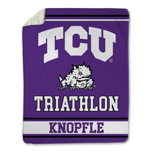 TCU - NCAA Triathlon : Emily Knopfle - Blanket-0