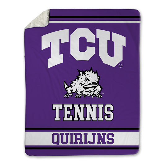 TCU - NCAA Men's Tennis : Kaj Quirijns - Blanket-0