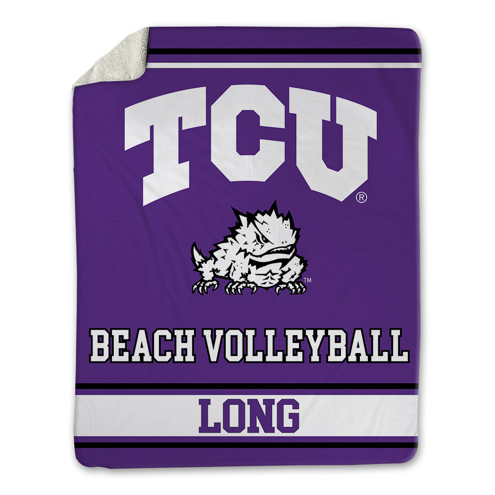 TCU - NCAA Beach Volleyball : Anna Long - Blanket-0