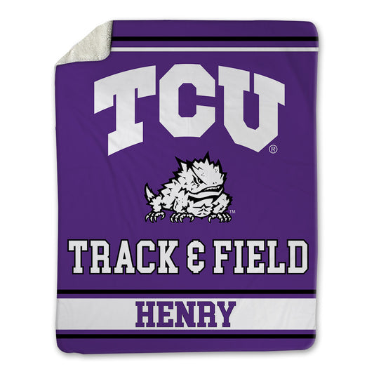 TCU - NCAA Men's Track & Field : Gianni Henry - Blanket-0