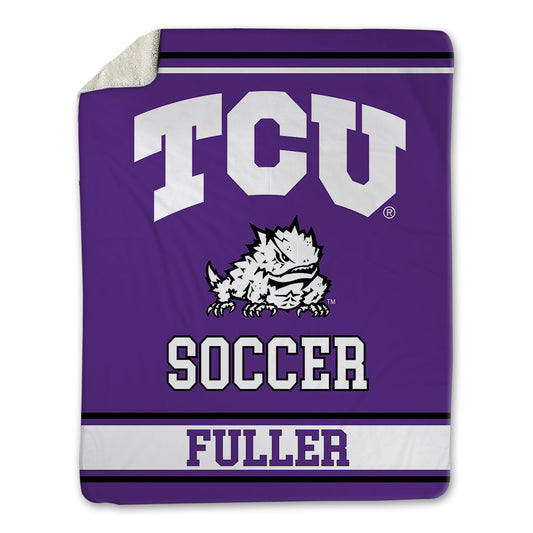 TCU - NCAA Women's Soccer : Kamdyn Fuller - Blanket-0