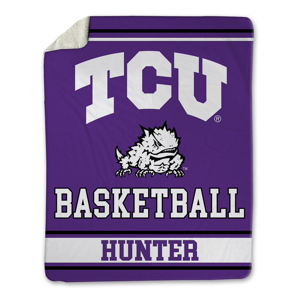 TCU - NCAA Women's Basketball : Emily Hunter - Blanket-0