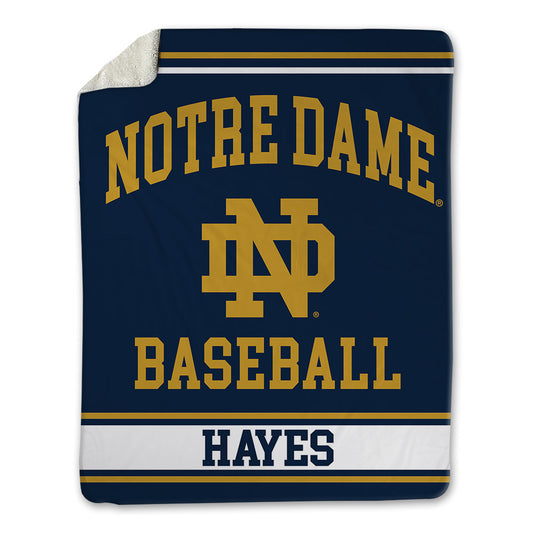 Notre Dame - NCAA Baseball : Anderson Hayes - Blanket-0
