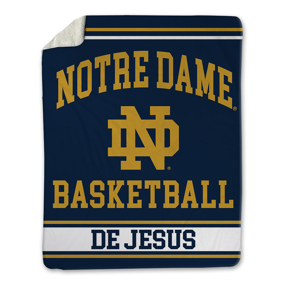 Notre Dame - NCAA Women's Basketball : Vanessa de Jesus - Blanket-0