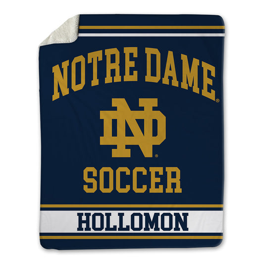 Notre Dame - NCAA Women's Soccer : Jackie Hollomon - Blanket-0