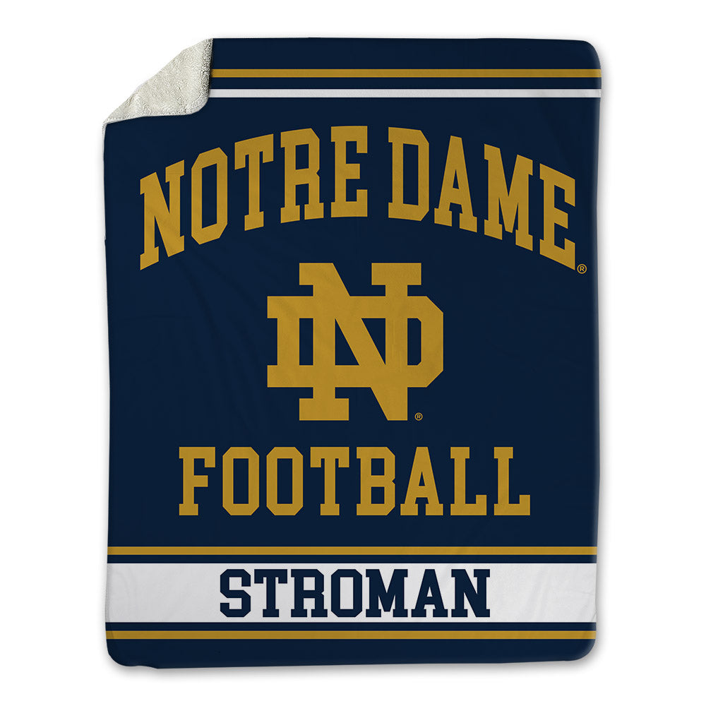Notre Dame - NCAA Football : Jalen Stroman - Blanket-0