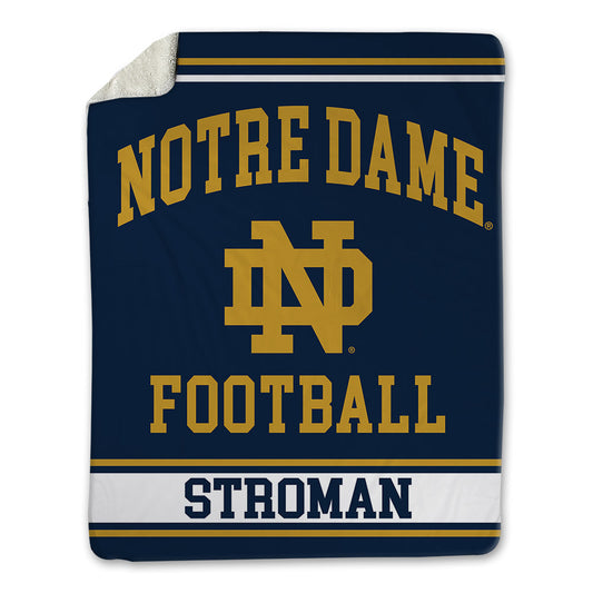 Notre Dame - NCAA Football : Jalen Stroman - Blanket-0