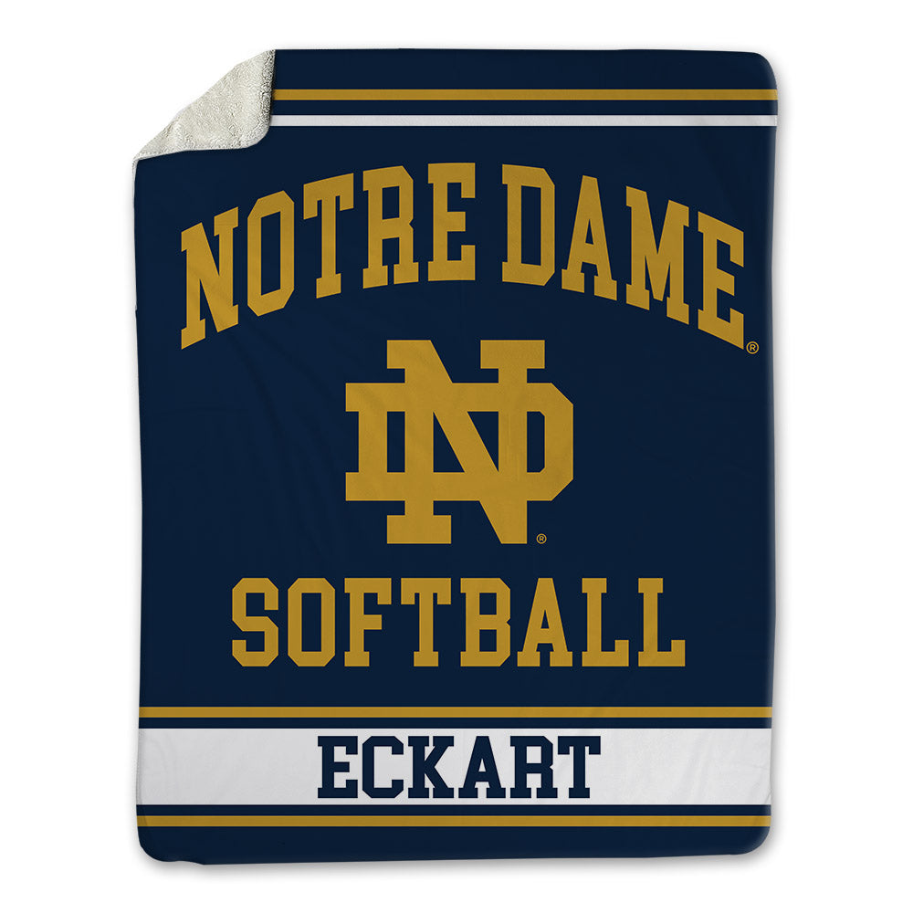Notre Dame - NCAA Softball : Rebecca Eckart - Blanket-0