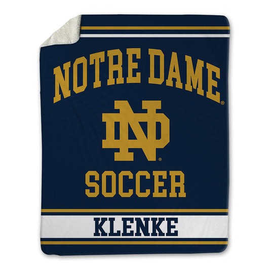 Notre Dame - NCAA Women's Soccer : Leah Klenke - Blanket-0