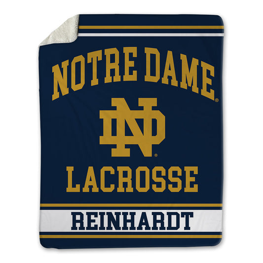 Notre Dame - NCAA Men's Lacrosse : Chris Reinhardt - Blanket-0