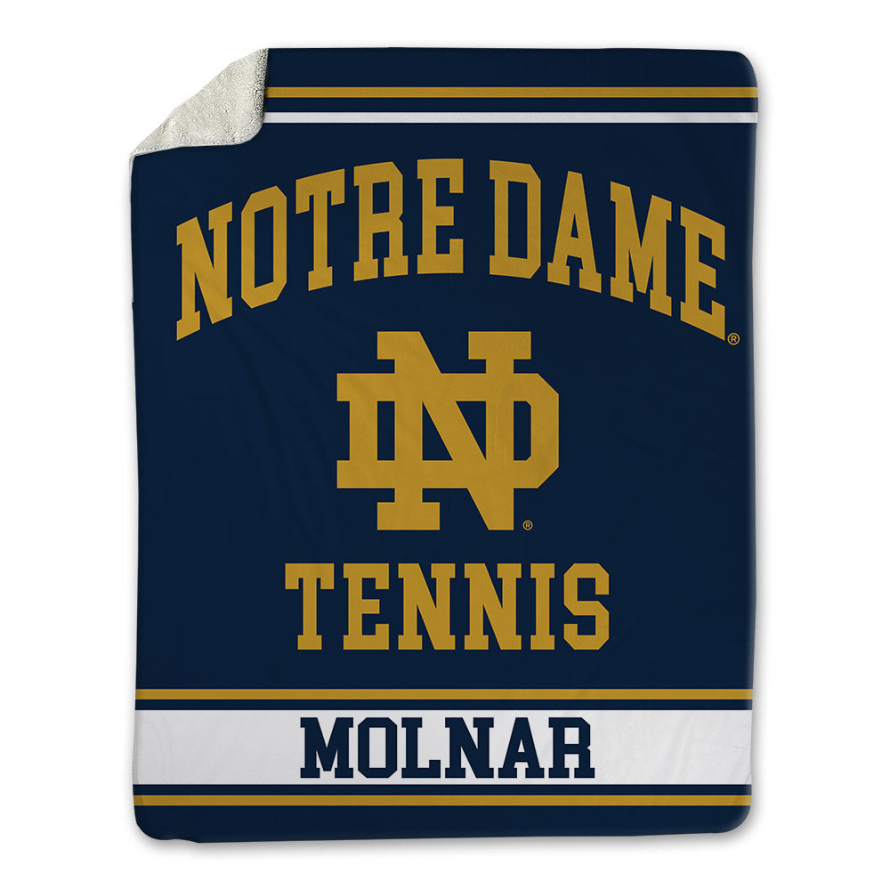 Notre Dame - NCAA Women's Tennis : Bianca Molnar - Blanket-0