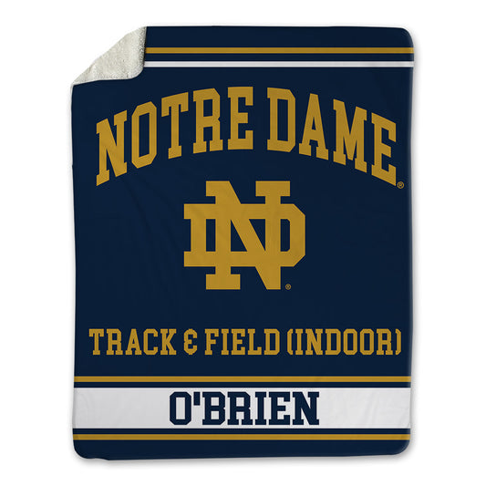 Notre Dame - NCAA Women's Track & Field : Jadin O'Brien - Blanket-0