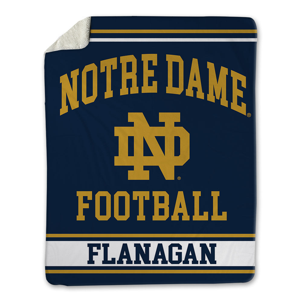 Notre Dame - NCAA Football : Cooper Flanagan - Blanket-0