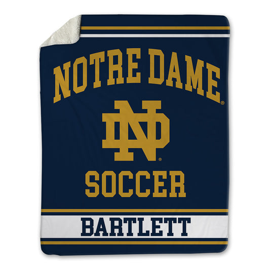 Notre Dame - NCAA Men's Soccer : Nici Bartlett - Blanket-0