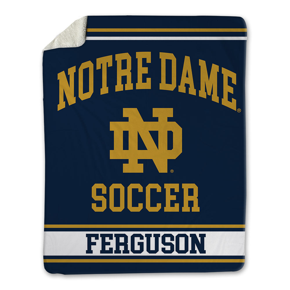 Notre Dame - NCAA Men's Soccer : Mitch Ferguson - Blanket-0