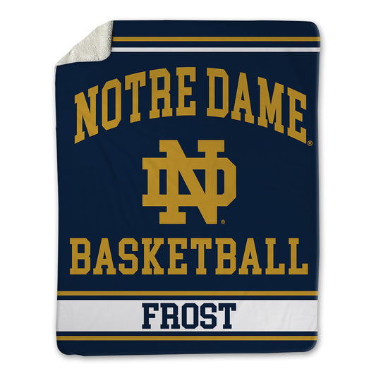 Notre Dame - NCAA Men's Basketball : Ryder Frost - Blanket-0