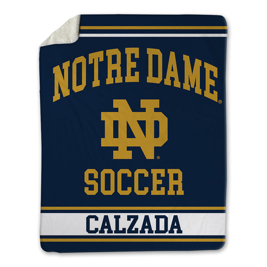 Notre Dame - NCAA Women's Soccer : Carolyn Calzada - Blanket-0