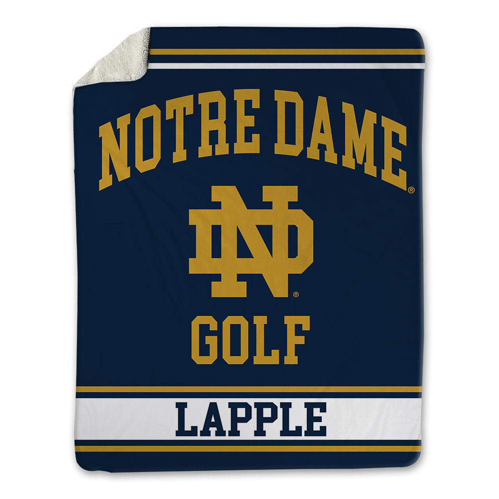 Notre Dame - NCAA Women's Golf : Alexsandra Lapple - Blanket-0