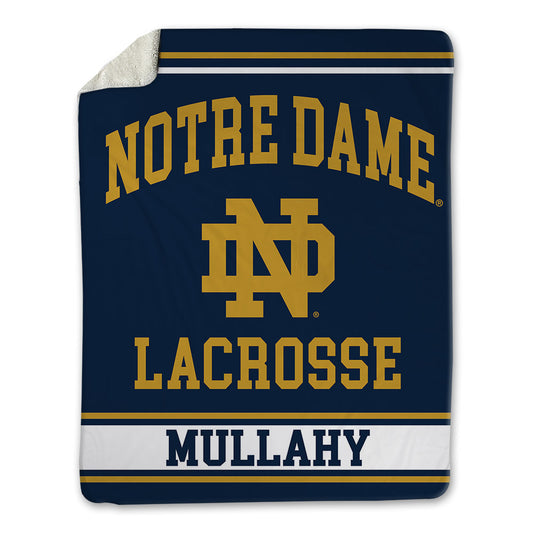 Notre Dame - NCAA Men's Lacrosse : Brendan Mullahy - Blanket-0
