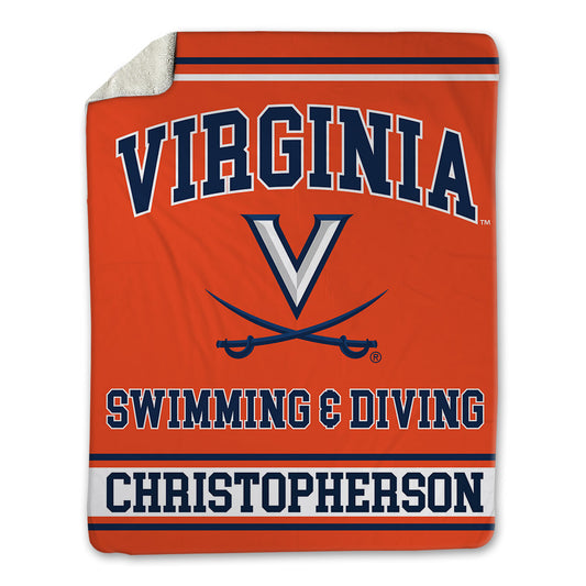 Virginia - NCAA Women's Swimming & Diving : Katie Christopherson - Blanket-0