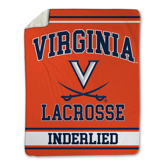 Virginia - NCAA Men's Lacrosse : Will Inderlied - Blanket-0