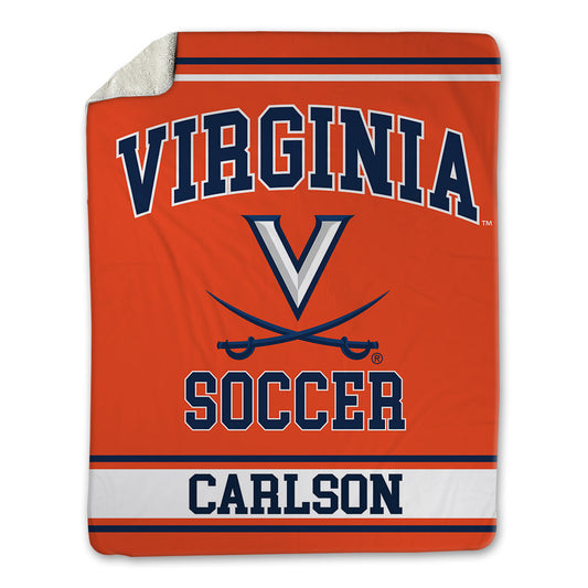 Virginia - NCAA Women's Soccer : Molly Carlson - Blanket-0