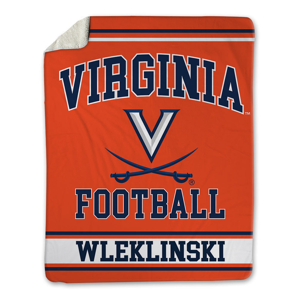Virginia - NCAA Football : Dane Wleklinski - Blanket-0