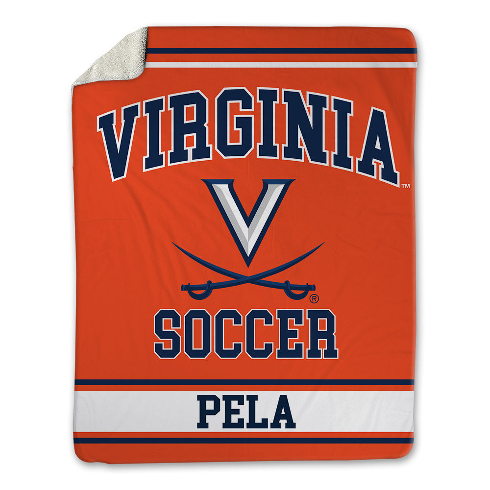 Virginia - NCAA Men's Soccer : Umberto Pela - Blanket-0