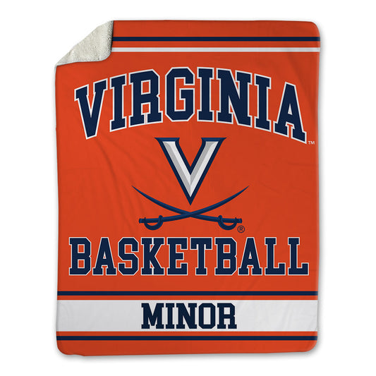 Virginia - NCAA Men's Basketball : Jordan Minor - Blanket-0