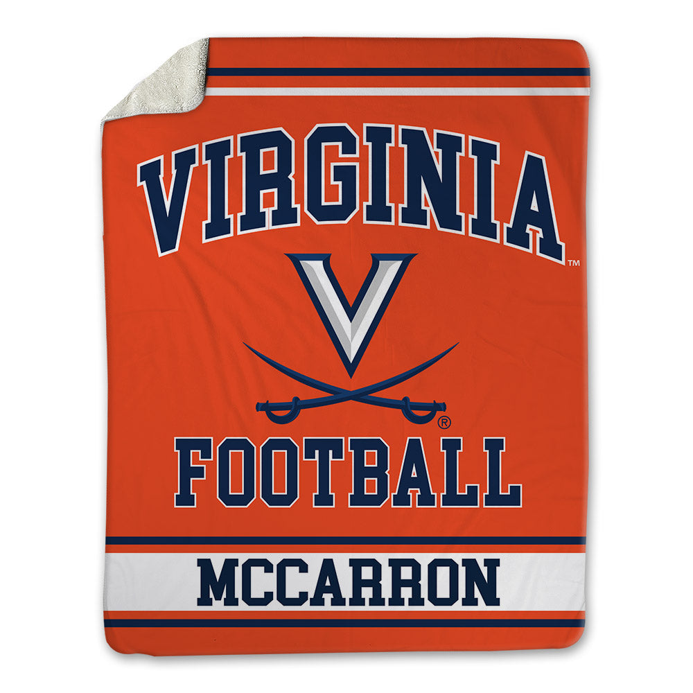 Virginia - NCAA Football : Josh McCarron - Blanket-0