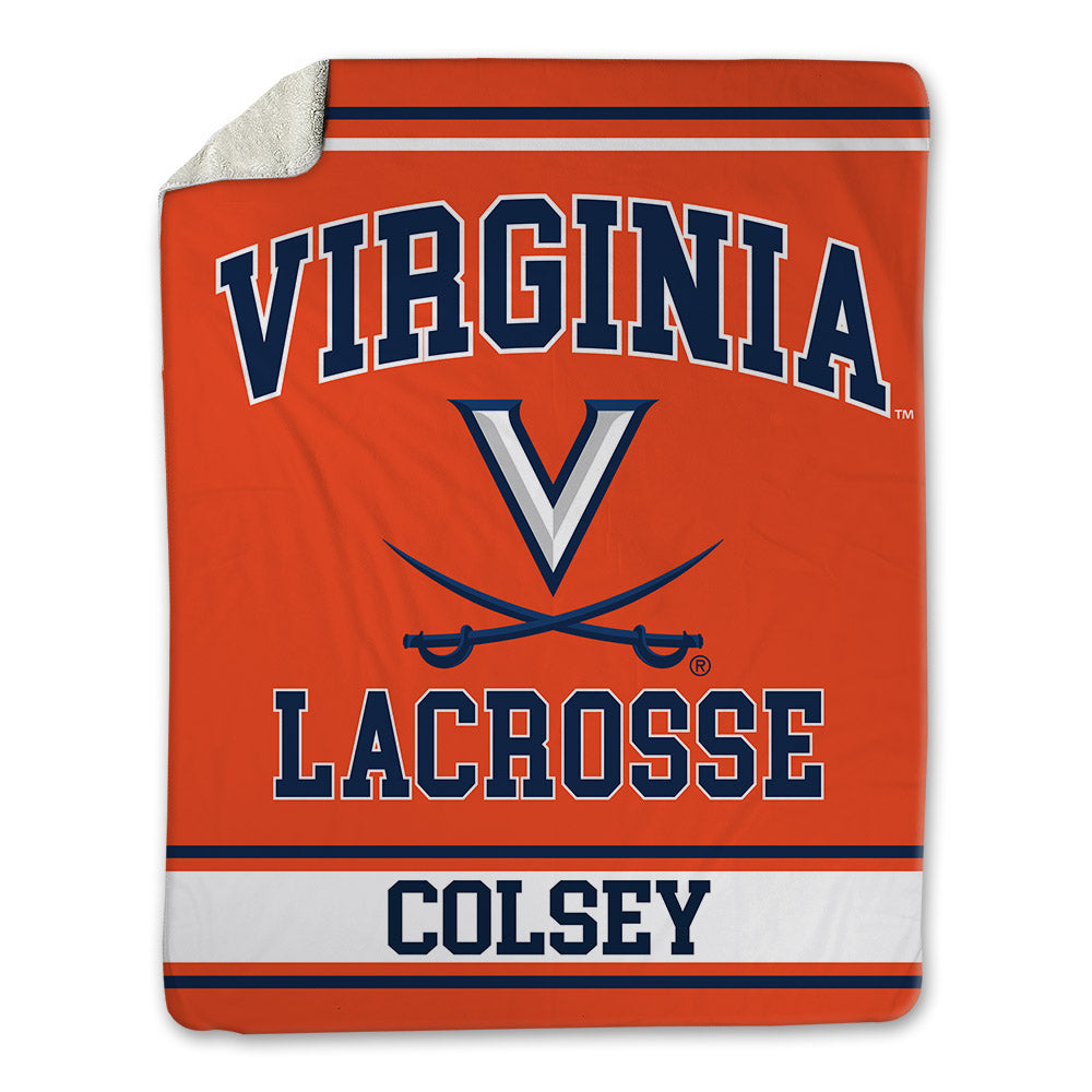 Virginia - NCAA Men's Lacrosse : Ryan Colsey - Blanket-0