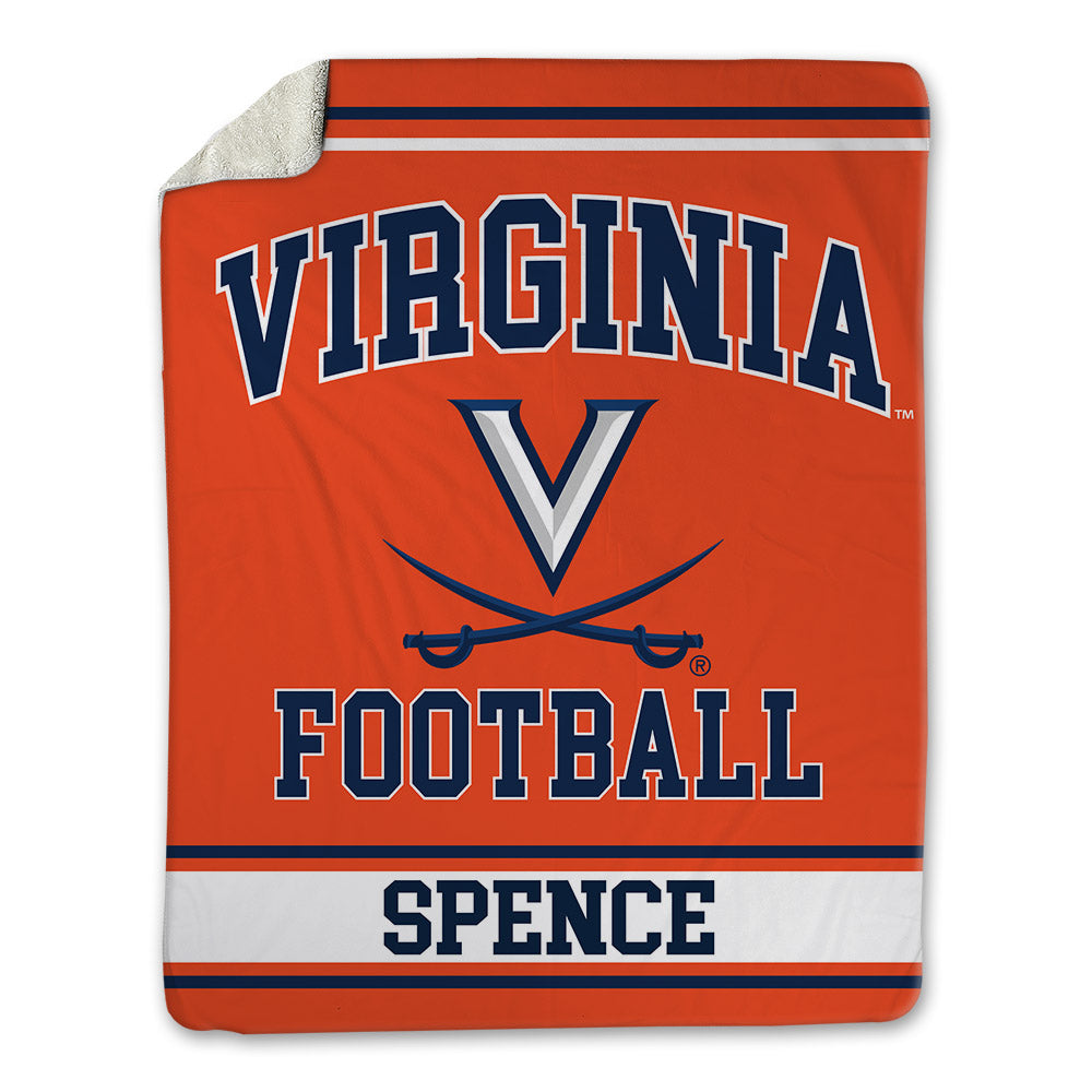 Virginia - NCAA Football : Christopher Spence - Blanket-0