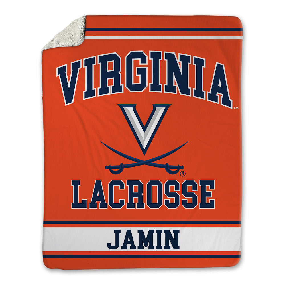 Virginia - NCAA Men's Lacrosse : Luke Jamin - Blanket-0