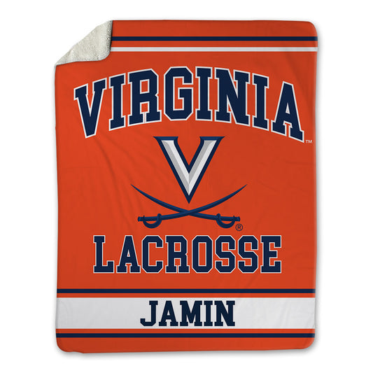 Virginia - NCAA Men's Lacrosse : Luke Jamin - Blanket-0