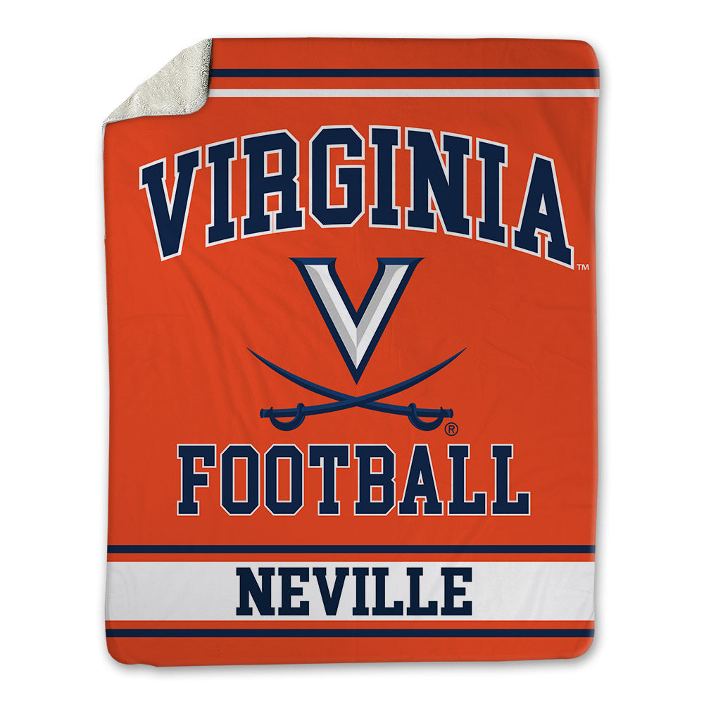 Virginia - NCAA Football : Tyler Neville - Blanket-0