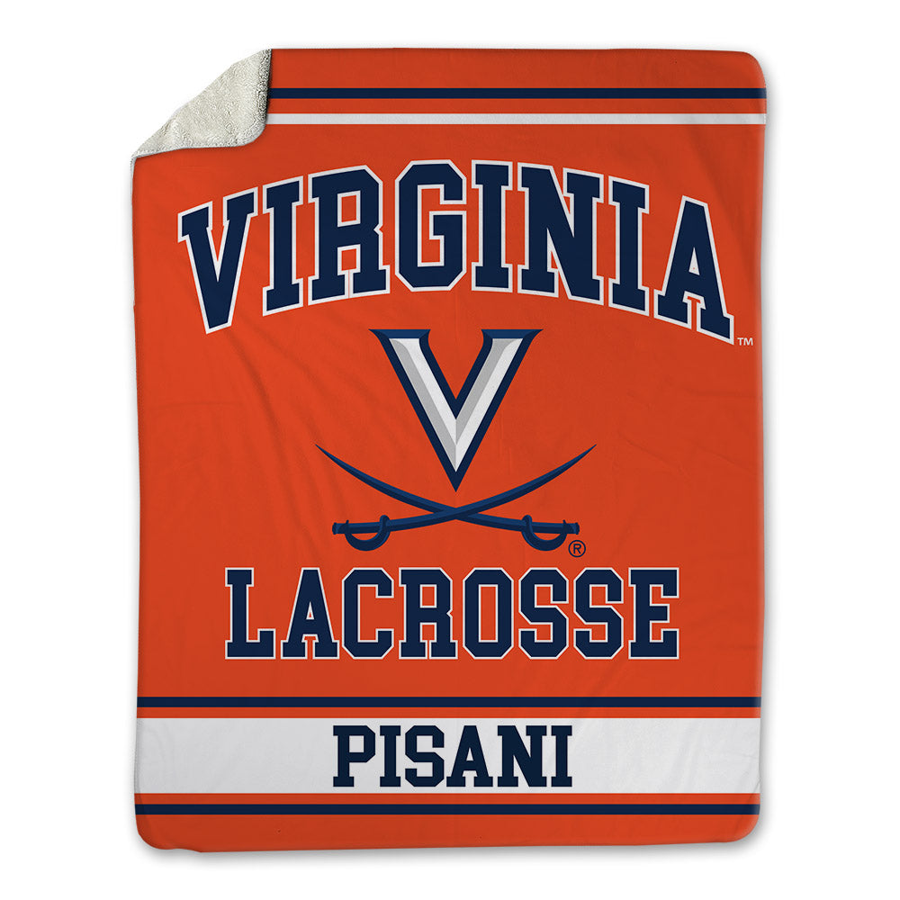 Virginia - NCAA Men's Lacrosse : Luke Pisani - Blanket-0