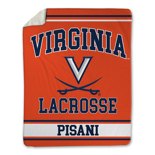 Virginia - NCAA Men's Lacrosse : Luke Pisani - Blanket-0