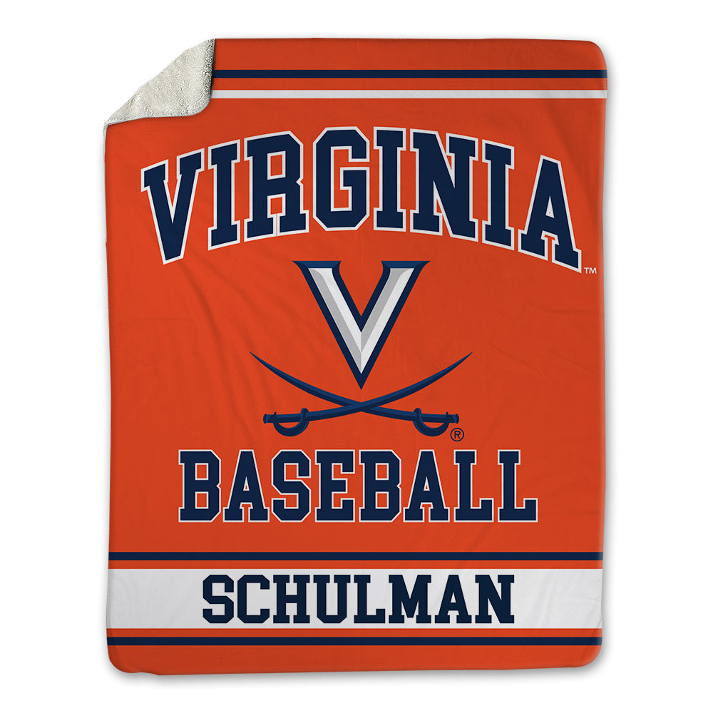 Virginia - NCAA Baseball : Ben Schulman - Blanket-0