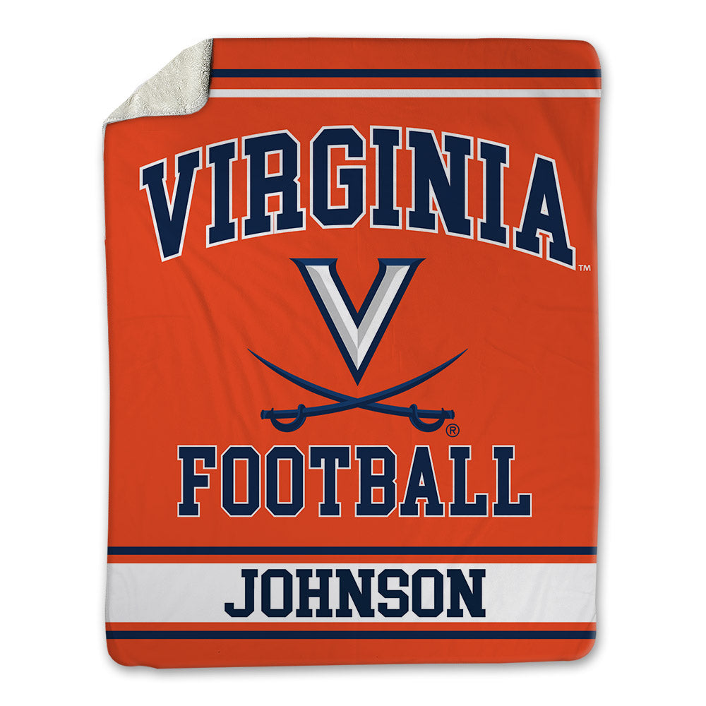 Virginia - NCAA Football : Luke Johnson - Blanket-0