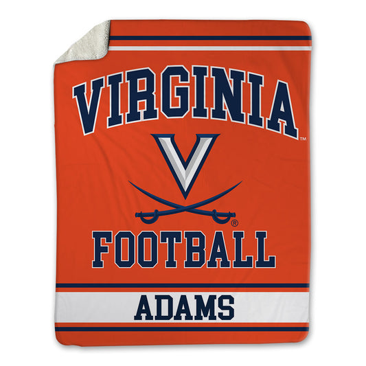 Virginia - NCAA Football : KeShawn Adams - Blanket-0