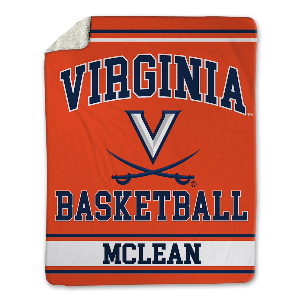 Virginia - NCAA Women's Basketball : Mir McLean - Blanket-0