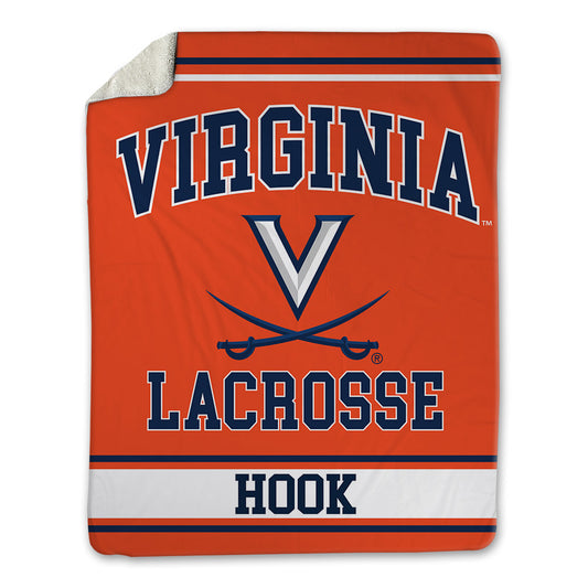 Virginia - NCAA Men's Lacrosse : Colin Hook - Blanket-0