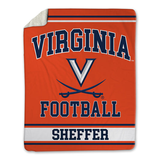 Virginia - NCAA Football : Brayden Sheffer - Blanket-0