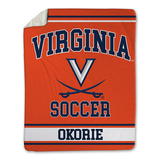 Virginia - NCAA Men's Soccer : David Okorie - Blanket-0