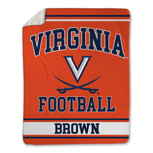 Virginia - NCAA Football : Myles Brown - Blanket-0