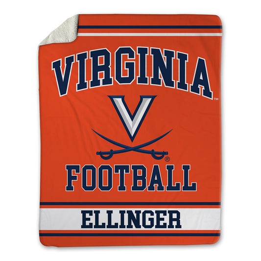 Virginia - NCAA Football : Grant Ellinger - Blanket-0