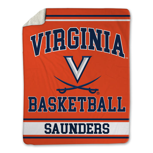 Virginia - NCAA Men's Basketball : Elijah Saunders - Blanket-0