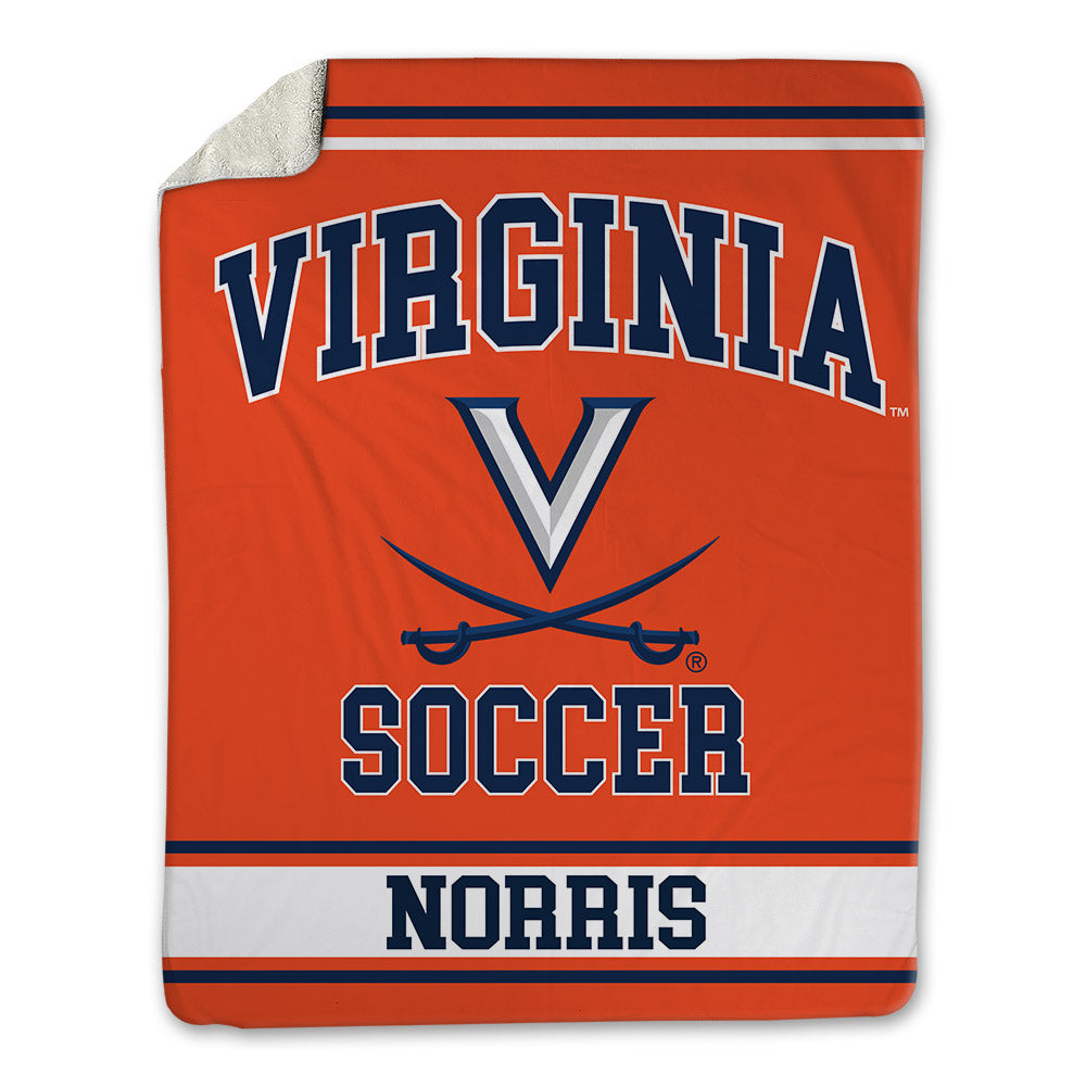 Virginia - NCAA Men's Soccer : Elias Norris - Blanket-0